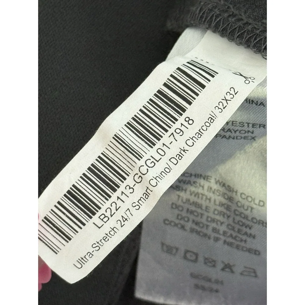 Quince Ultra-Stretch‎ 24/7 Smart Chino Pants 32x32 Dark Charcoal
